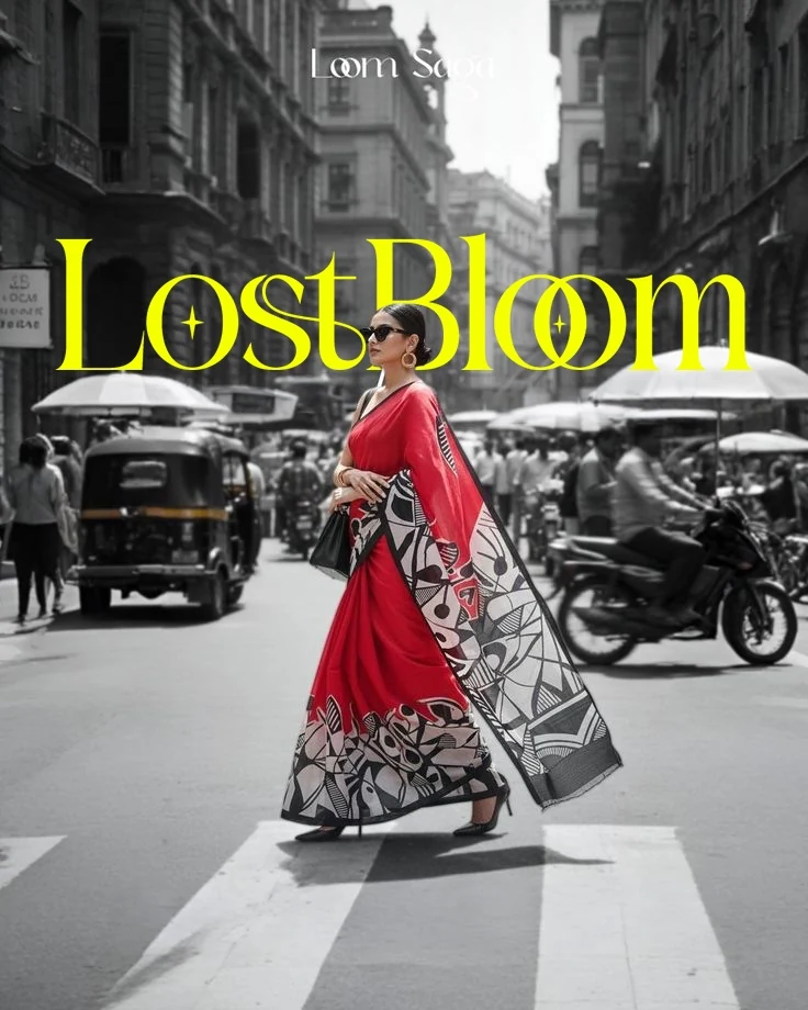 Lost Bloom saree street campaign